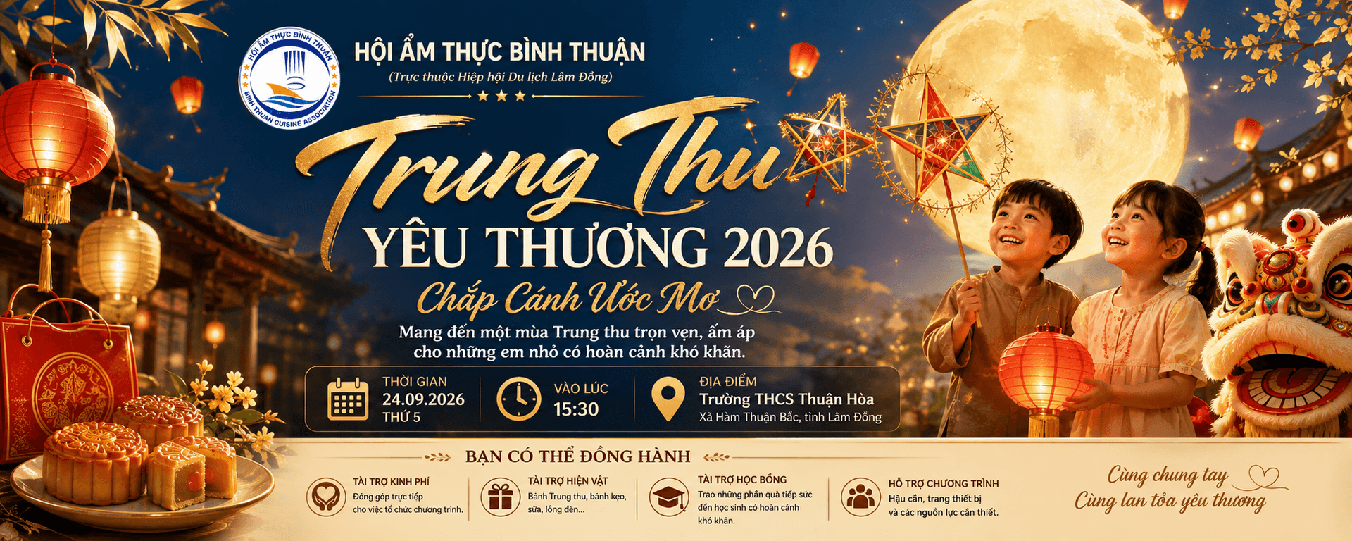 Trung Thu Yêu Thương 2026 – Chắp Cánh Ước Mơ